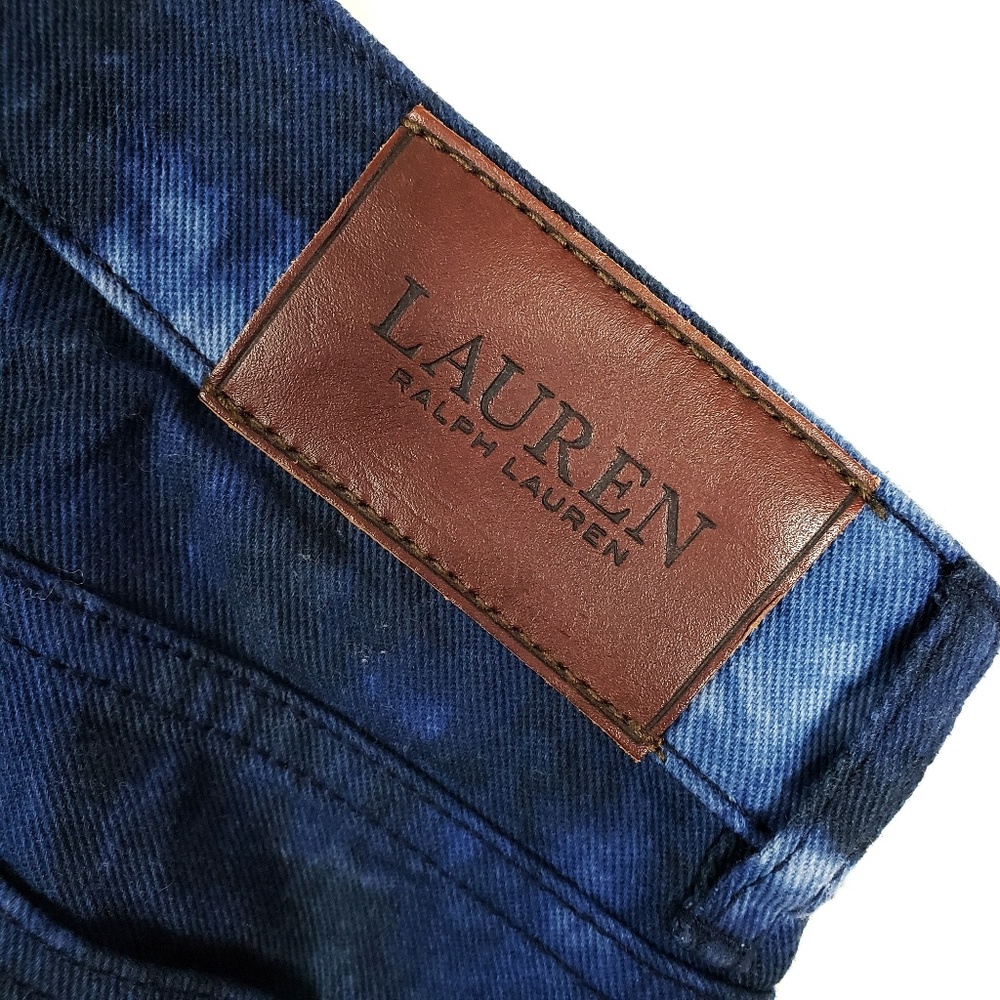 Lauren Ralph Lauren Tie Dye Skinny Cropped Jeans 2 - Picture 5 of 6